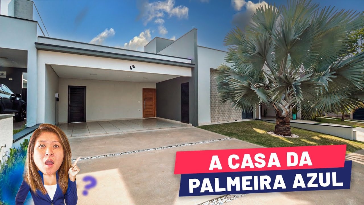 A Casa da palmeira Azul | Imóvel por 1.144.000 no condomínio Central Parque em Salto/SP