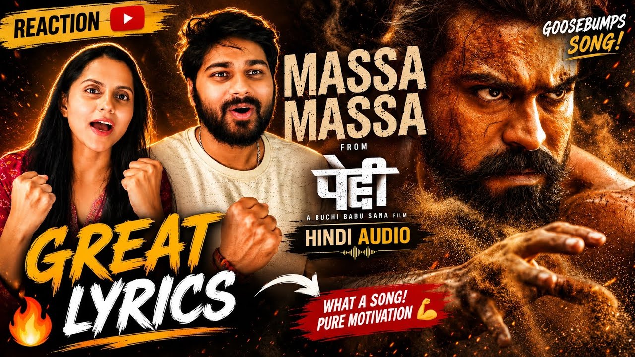 Massa Massa Hindi Audio Reaction | This Song Motivated Us INSTANTLY!😱🔥