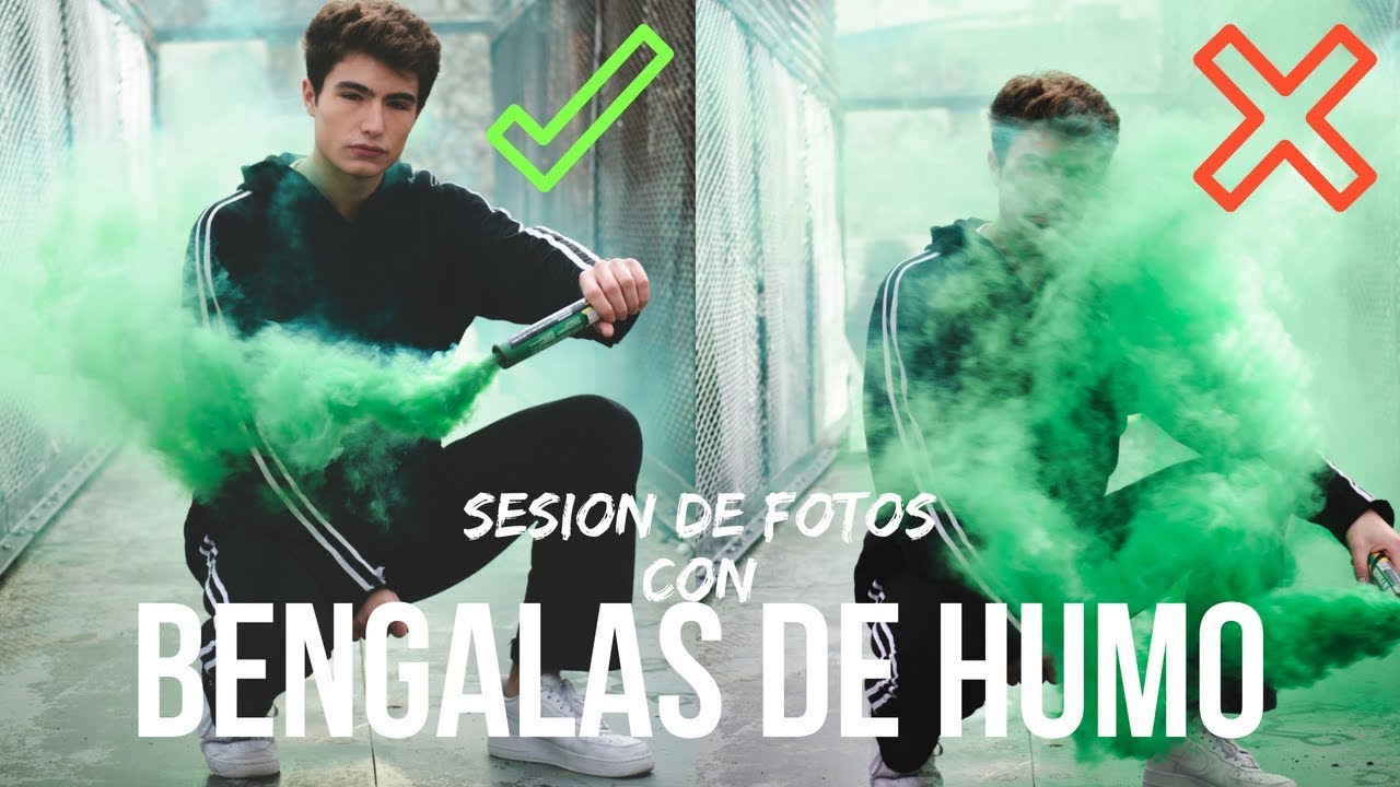 SESION DE FOTOS CON BENGALAS DE HUMO | Lucas Cassino PH