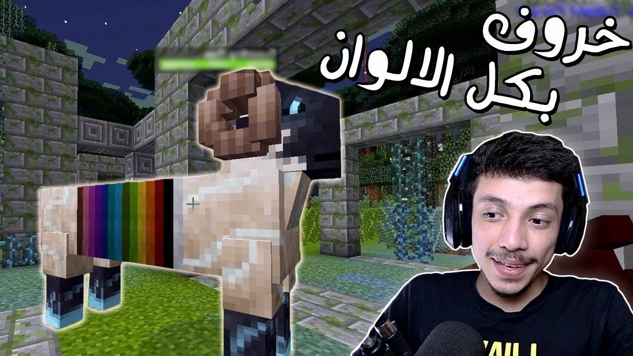 خروف بكل الالوان 🐑| Minecraft R.A.D #28