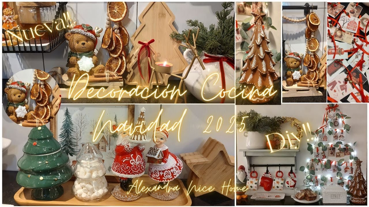 Decoración de Cocina Tradicional Navidad 2025 / Ideas y Diys para la cocina / Calendario de Adviento