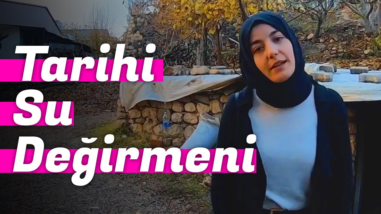 Tarihi Su Değirmeninde Yerli Susam Öğütülüp Tahin Üretiyor