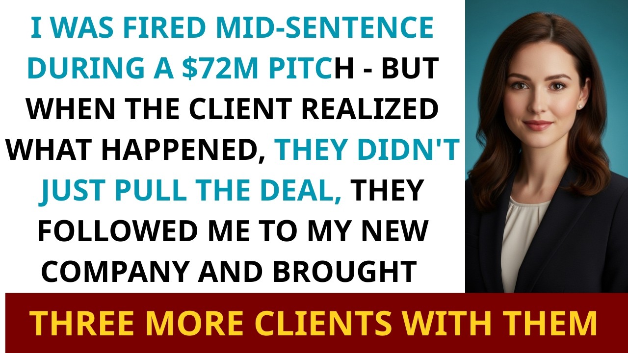 HR Fired Me While I Was Presenting a $72M Pitch — So the Client Pulled the Entire Deal