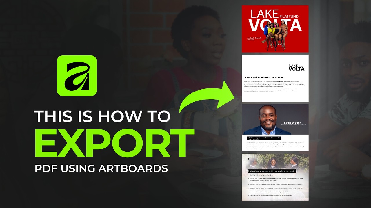 ARTBOARDS Vs PDF (How To Export) in Affinity By Canva | Beginners Guide