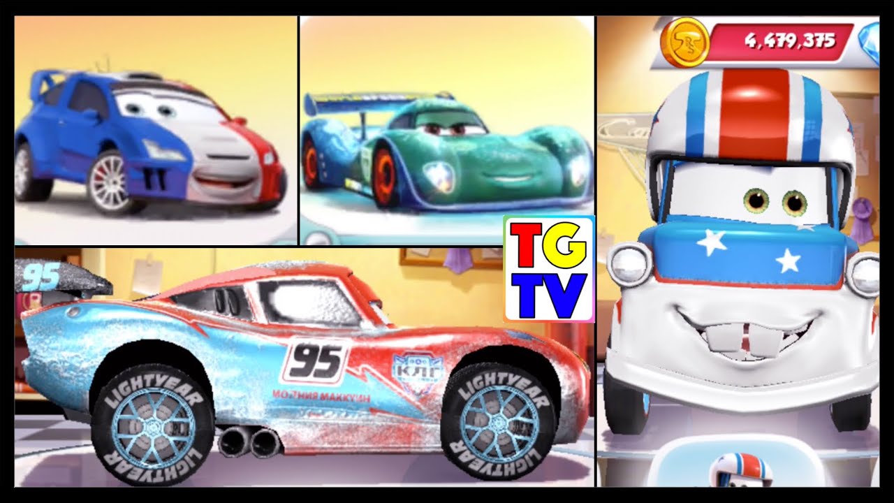 Disney Pixar Cars 4 Screen Race Lightning McQueen | Cars Fast as Lightning