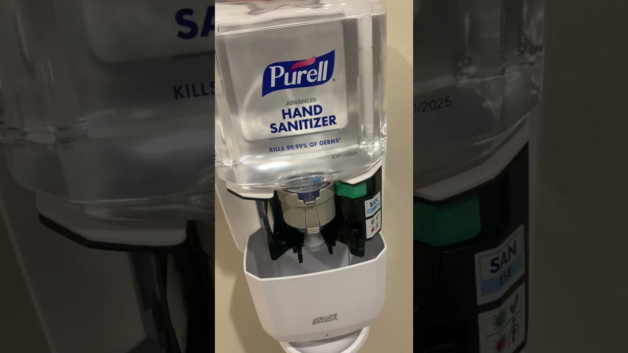 How to replace Purell hand sanitizer dispenser.