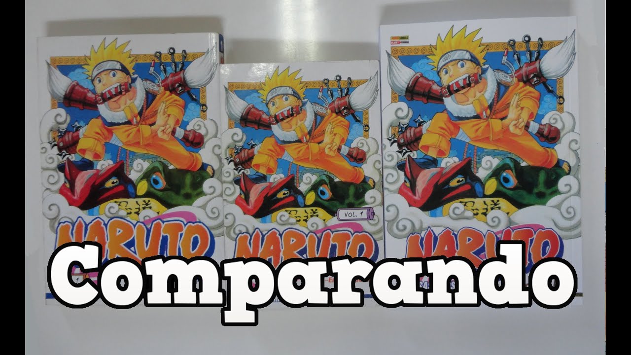 Comparando Naruto : Original/Gold/Pocket