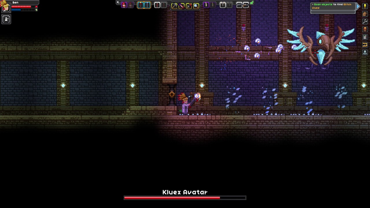 Starbound Kluex Avatar Fight