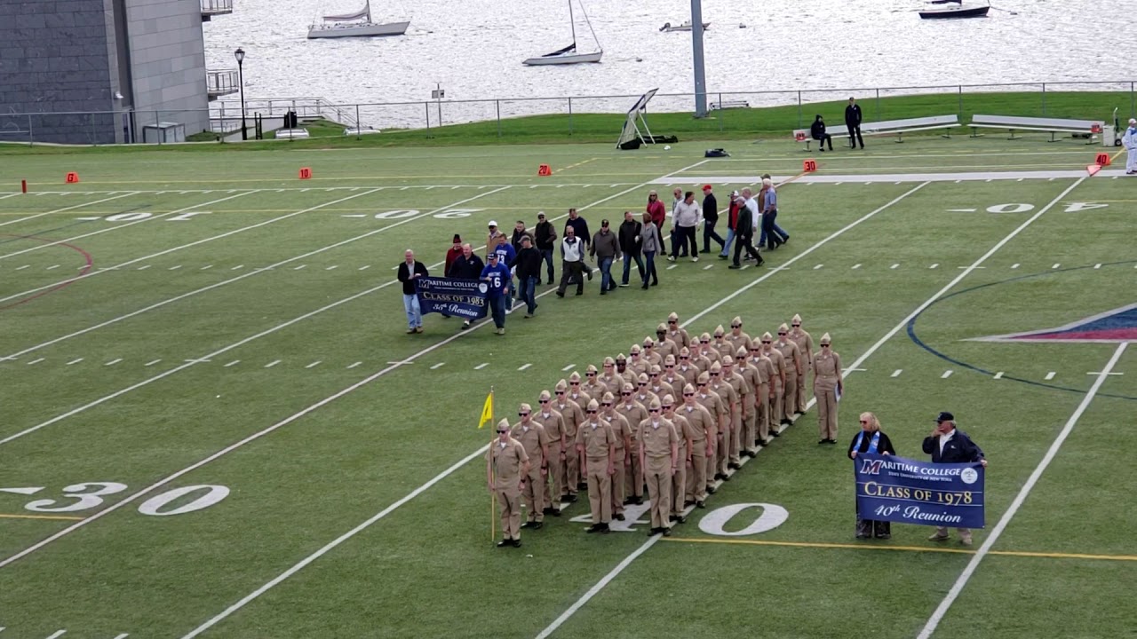 SUNY Maritime College Homecoming March On, National Anthem