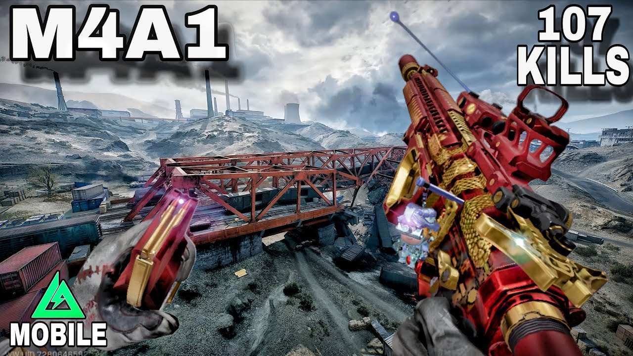 M4A1 BEST (107 KILLS) GAMEPLAY | DELTA FORCE MOBILE 