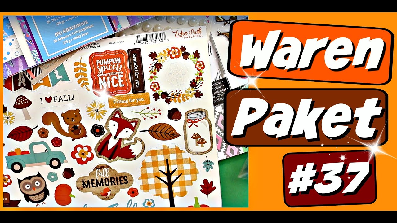 9999 Dinge Bastel Haul Video - Bastelbedarf Warenpaket #37 -  Online Shop