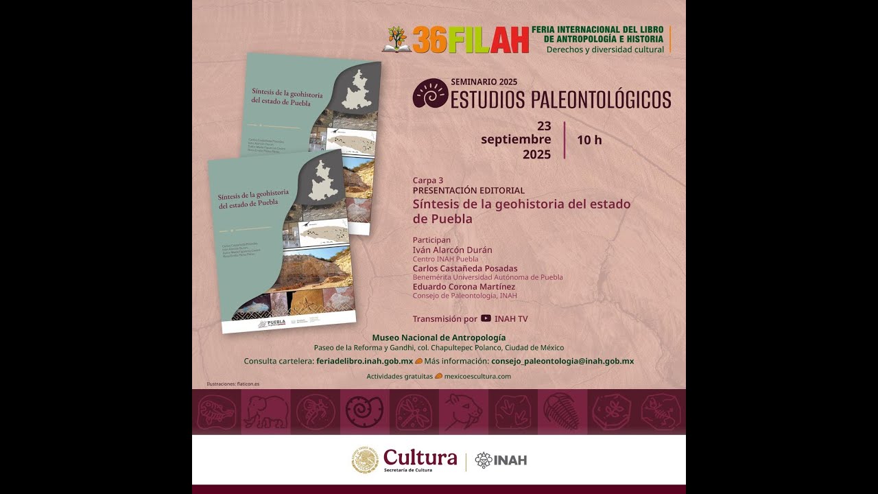 Presentación editorial: Síntesis de la geohistoria del Estado de Puebla | 36 FILAH