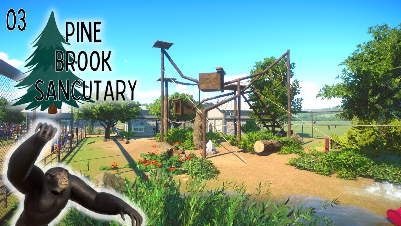 Siamang Habitat | Pine Brook Sanctuary | 03 | Planet Zoo Let's Play Franchise