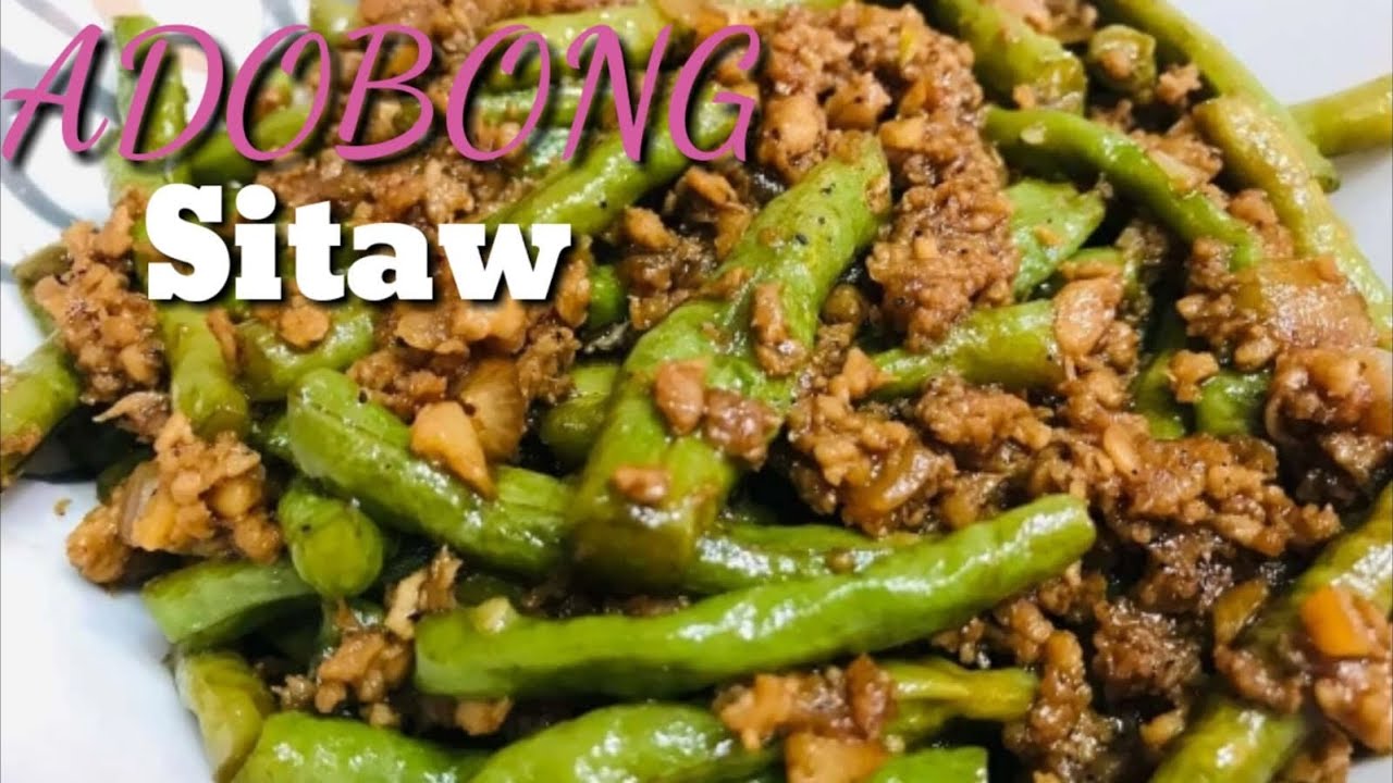 Adong Sitaw Na May Giniling | How to cook adobong sitaw with ground pork | R&M Kitchen