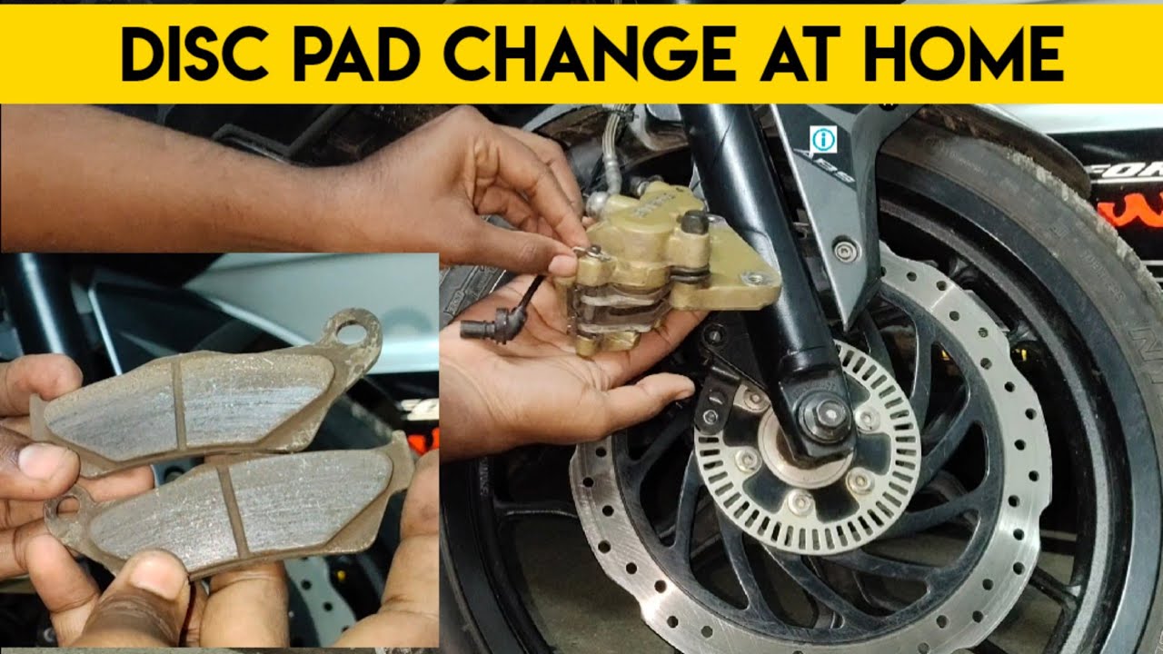 DISC PAD CHANGE AT HOME