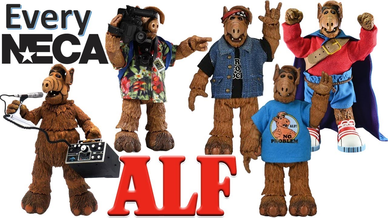 ***see newer video*** Every NECA ALF Ultimate Action Figure Comparison List + Toony Classics
