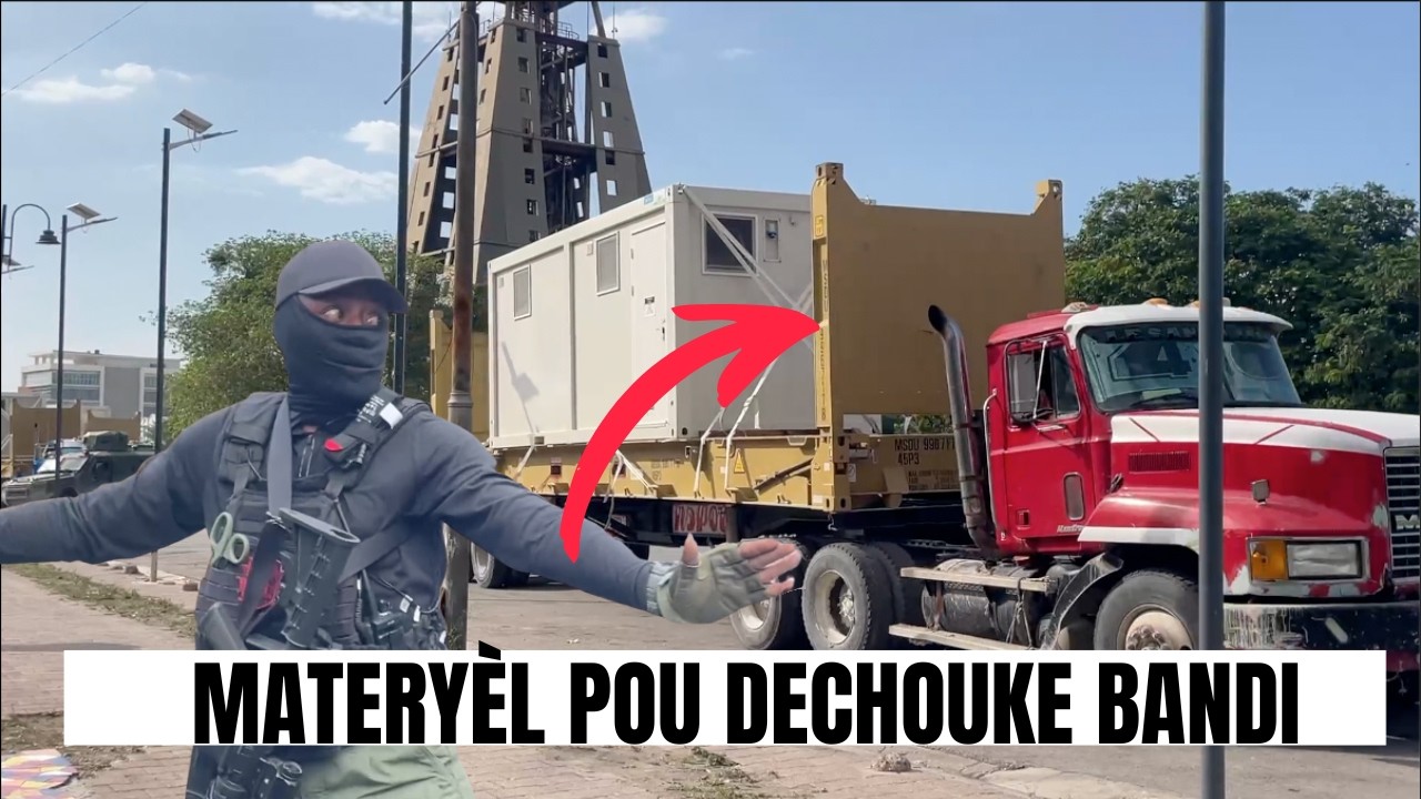 BÒN NOUVÈL! Materyèl pou fòs etranje kap vin dechouke BANDl yo (SFG) kòmanse ap rantre nan peyi a.