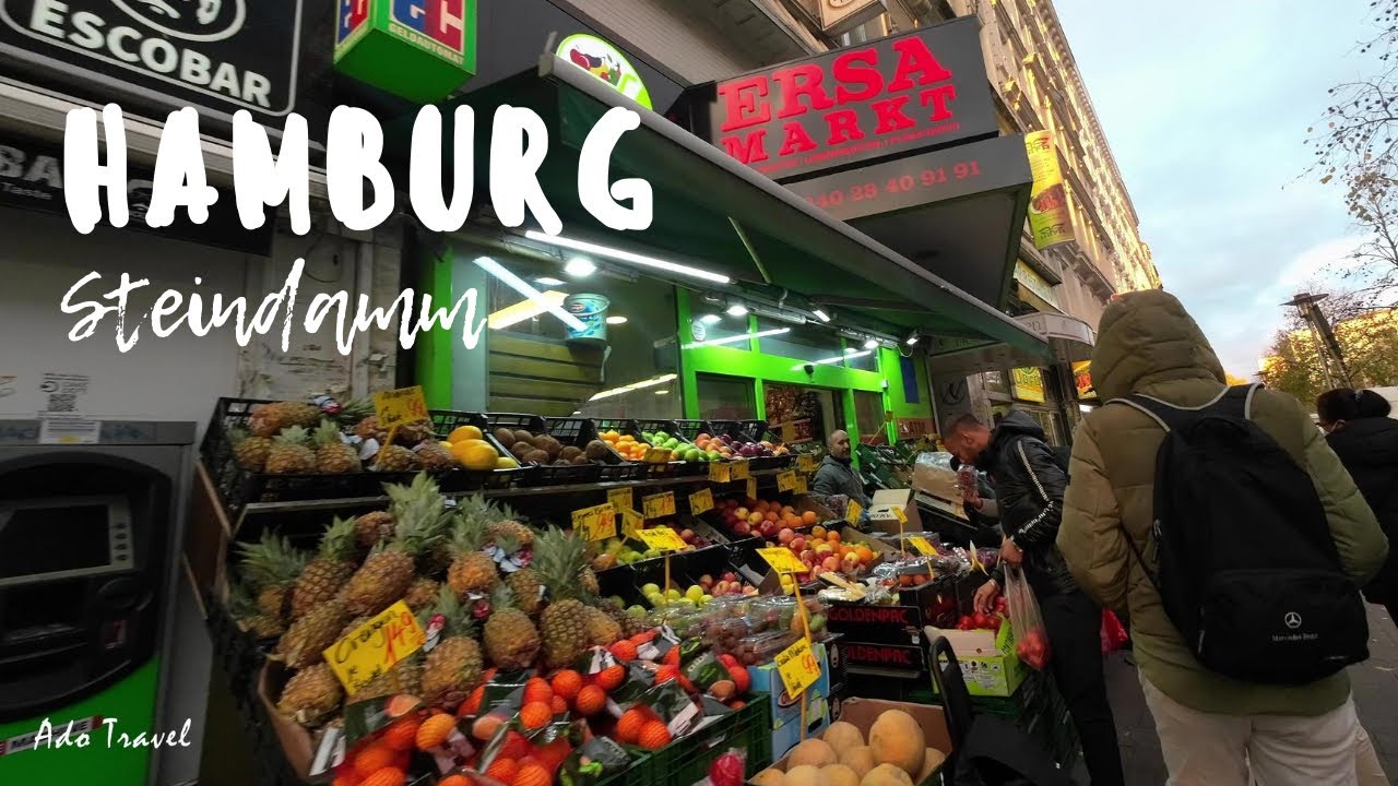 Hamburg  Steindamm 🇩🇪 | The street in Hamburg where you have the feeling that you are not in Germany