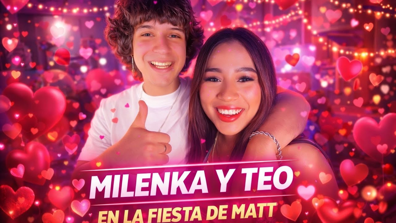 MILENKA Y TEO JUNTOS EN LA FIESTA DE MATT.