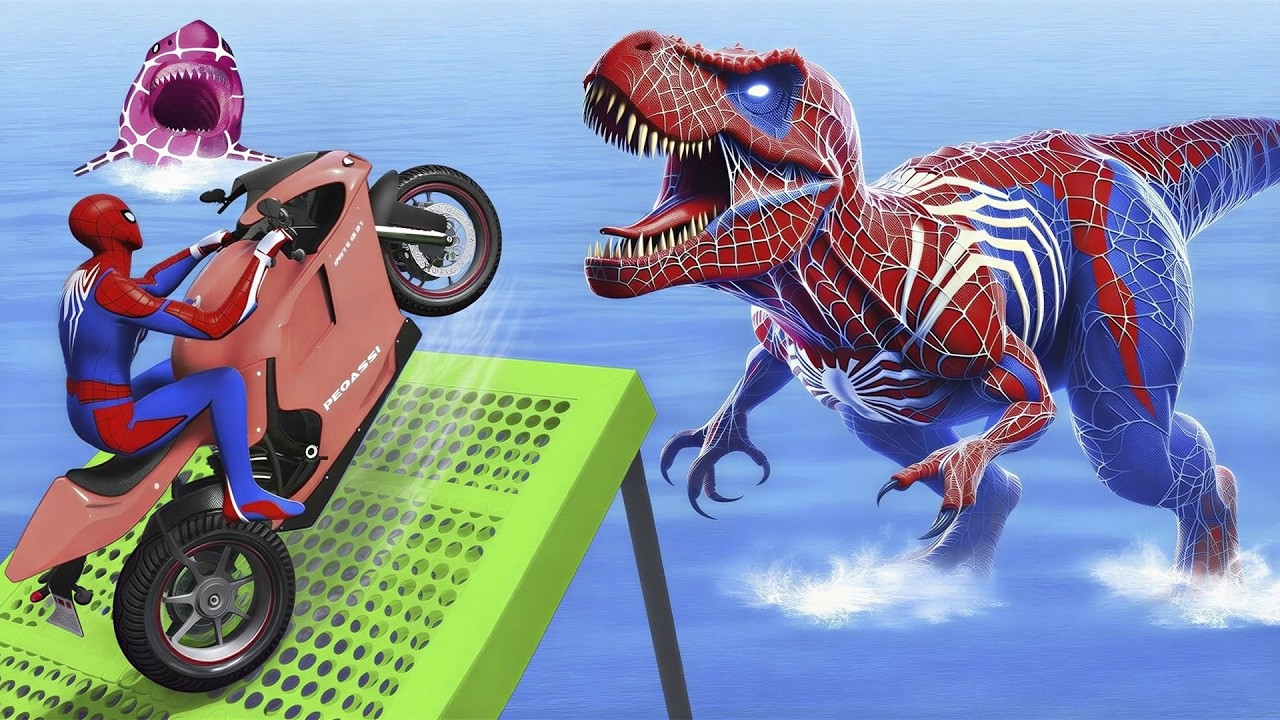 الرجل العنكبوت انقاذ باتمان Spider-Man Rescue batman vs iron man vs venom funny Game GTA 5 superhero
