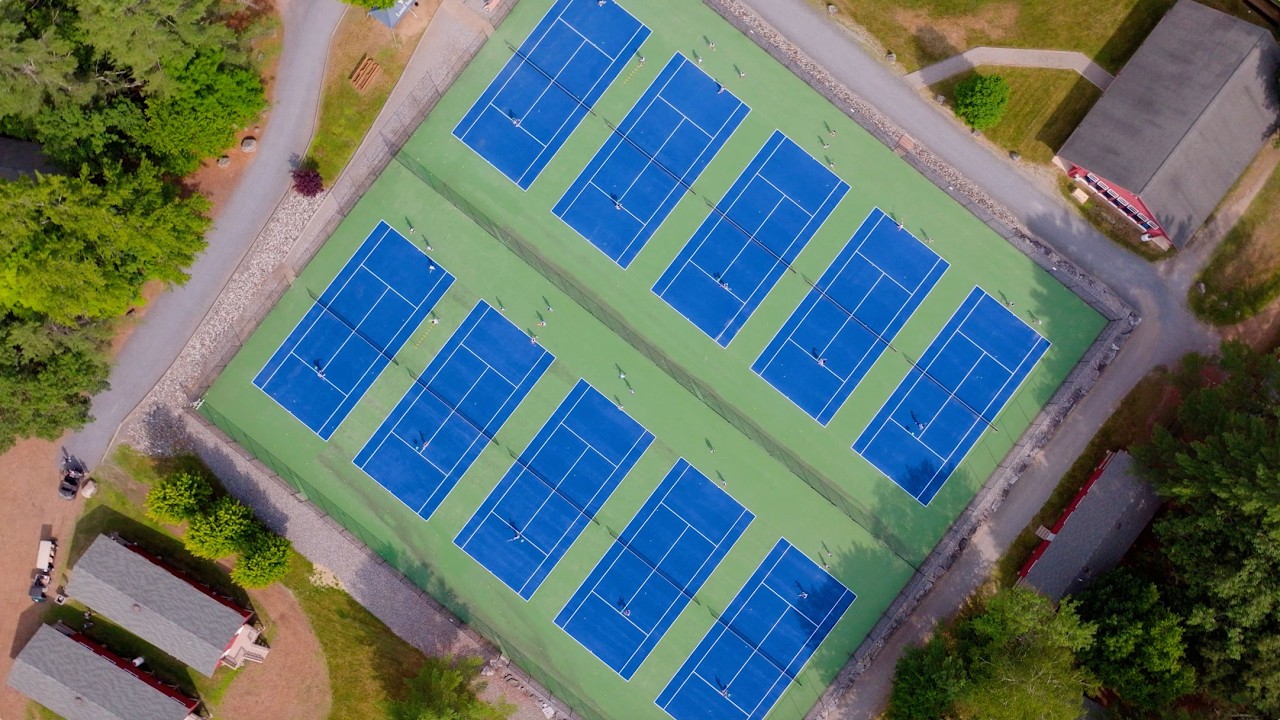 Tennis Summer Camp Program at Laurel South in Maine