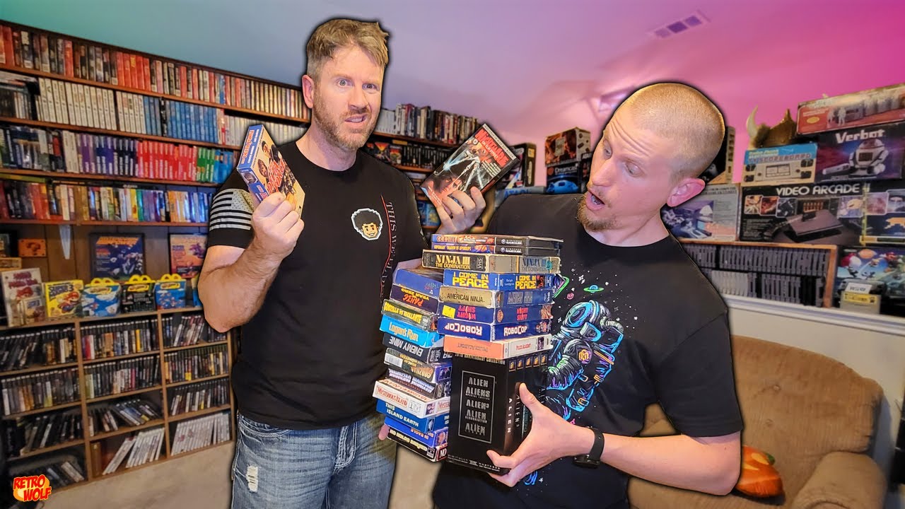 Buying GAMES & VHS from GAME CHASER BILLY!