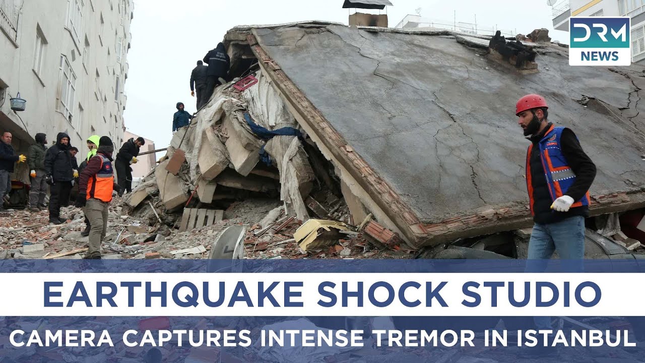 Live Broadcast Interrupted by 6.2 Earthquake in Istanbul | DRM News | AP1Z
