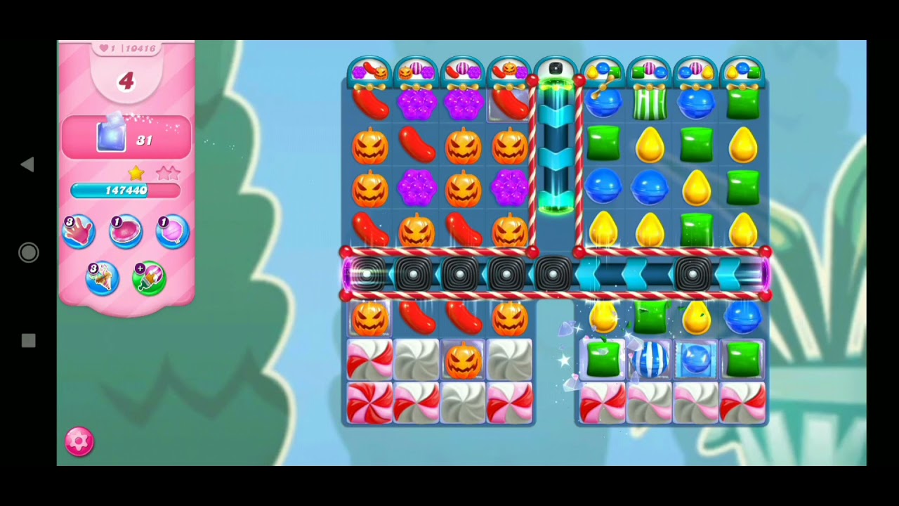 Уровень Candy Crush Saga (10416) ⭐⭐⭐ (+5 бесплатных ходов)
