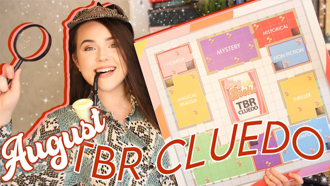 I'VE STARTED A TBR GAME?? - TBR CLUEDO #1 🔎 introduction to the board and picking my august tbr!