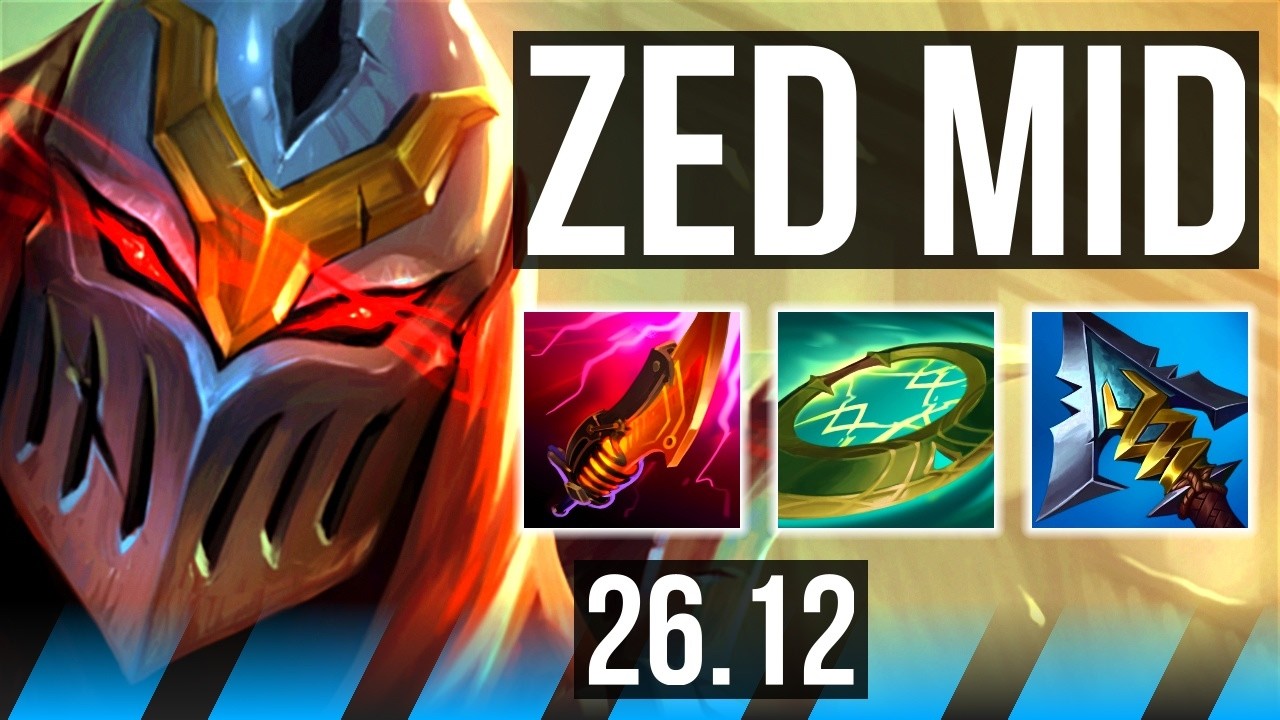 ZED vs AHRI (MID) | 73K damage | EUW Grandmaster | 26.12