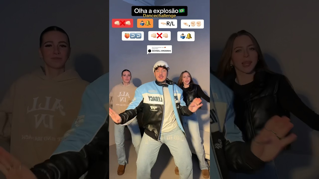 Olha a explos&atilde;o - Dancechallenge 🇧🇷 #foryou #dance #tutorial