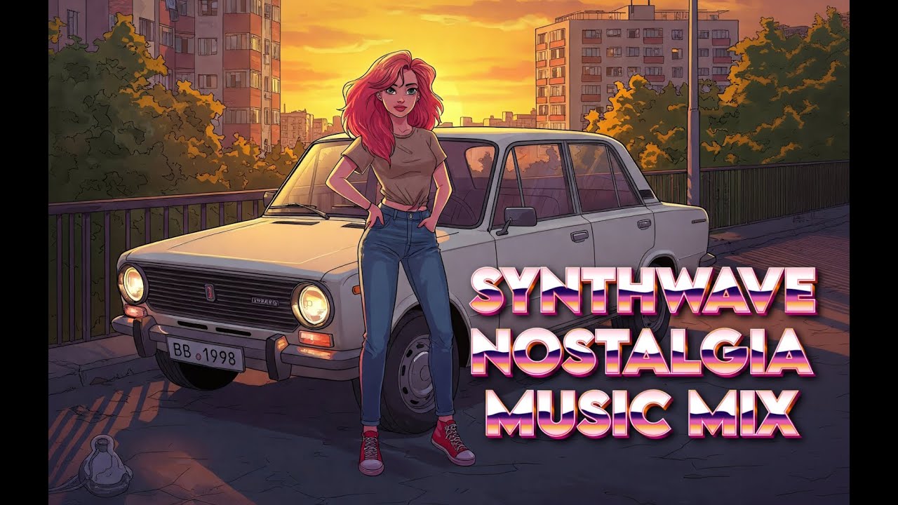 Synthwave Nostalgia Music Mix / Retrowave / Chillsynth / Chill Lofi To Work, Study, Sleep, Relax,