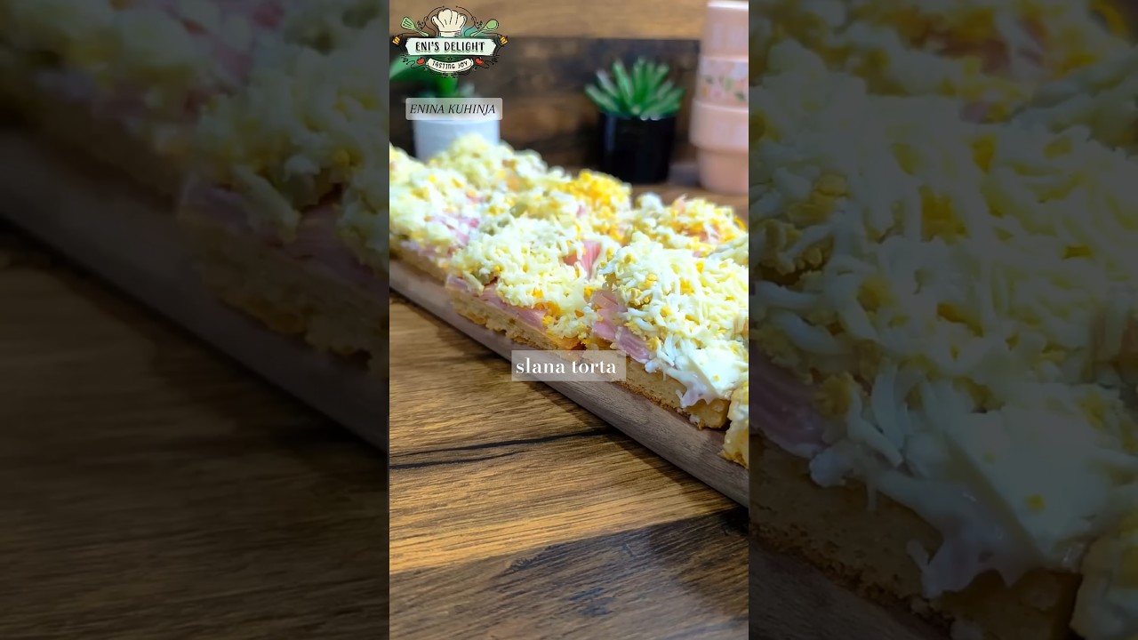 NAJTRAŽENIJI RECEPT za rodjendansku ili slavsku trpezu &ndash; preukusno predjelo SLANA TORTA! 🥰