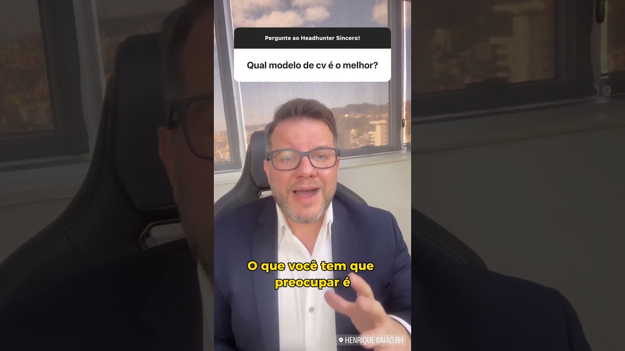 Qual modelo de Curriculo &eacute; o melhor?