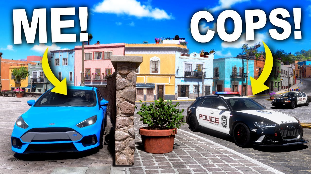 ESCAPE FROM COPS! - Forza Horizon 5