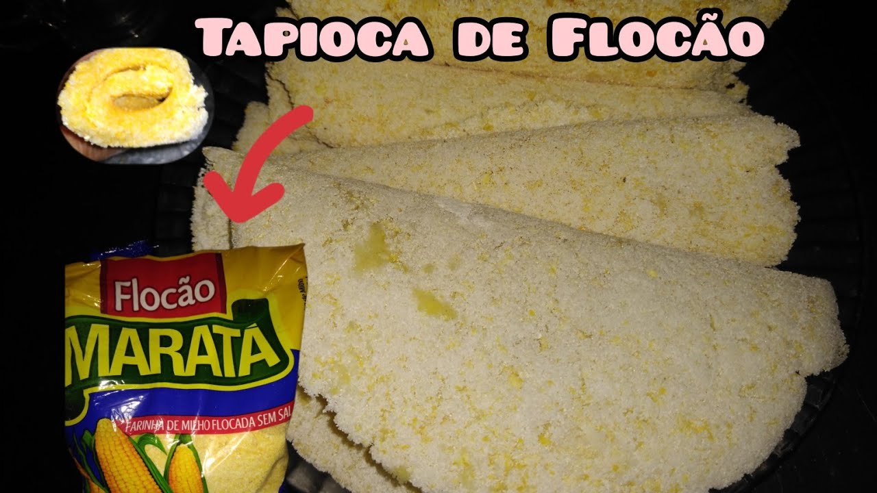 Tapioca de Flocão de milho/desafio de exercícios com as amigas continua #tapioca#deflocão