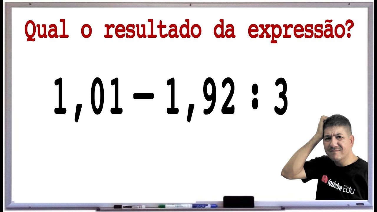 2 QUESTÕES DE MATEMÁTICA BÁSICA COM NÚMEROS DECIMAIS - Prof Robson Liers - Mathematicamente