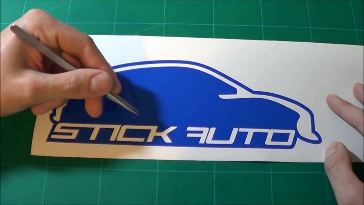 Stick Auto : Exemple de fabrication d'un sticker HD