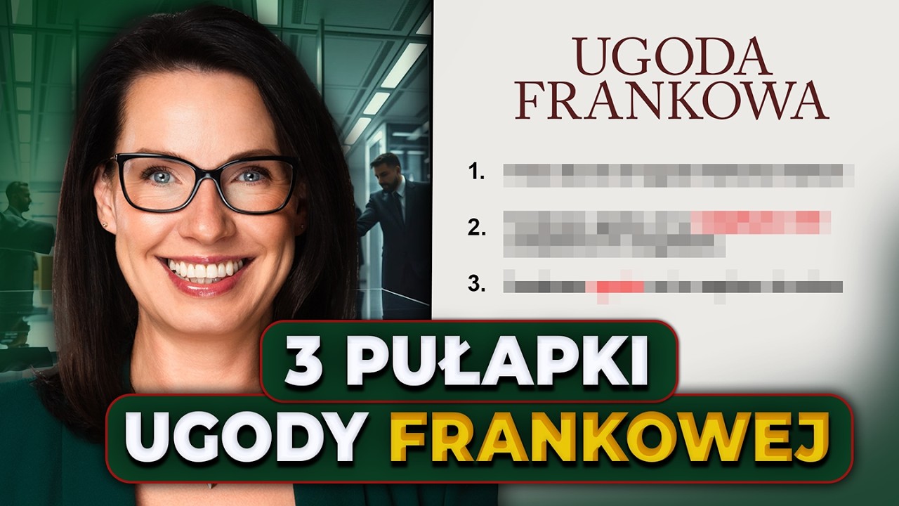 Nie PODPISUJ UGODY FRANKOWEJ z bankiem, zanim tego nie zobaczysz