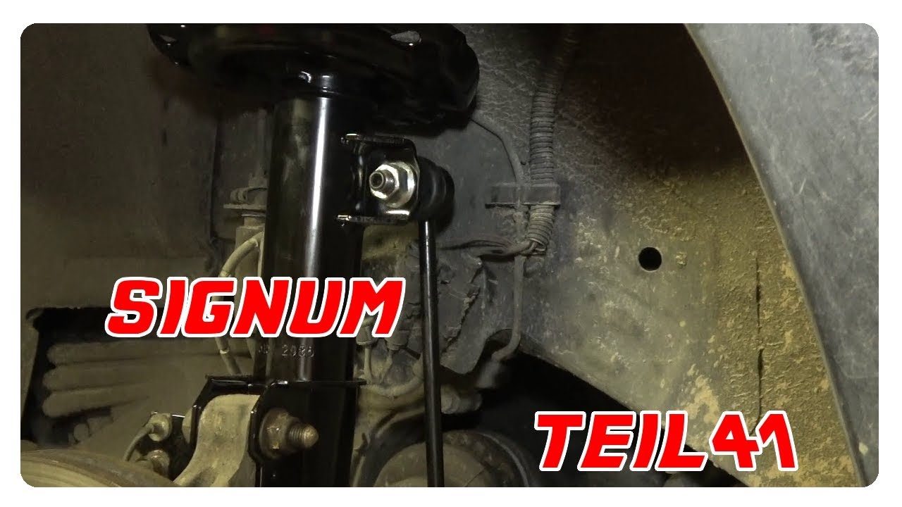 2003er Opel Signum 3.2 V6 - Teil 41 : Koppelstangen, Stabistütze, Pendelstütze wechseln  [4K]