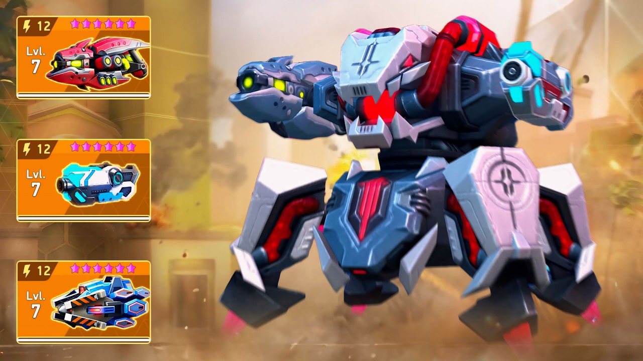 VAMPIRE KNIGHT - Vortex & Railgun 12, Podgun 12, Savant 12 - Mech Arena