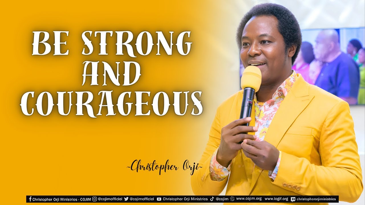Be Strong And Courageous. www.cojim.org www.logif.org #cojim #logif