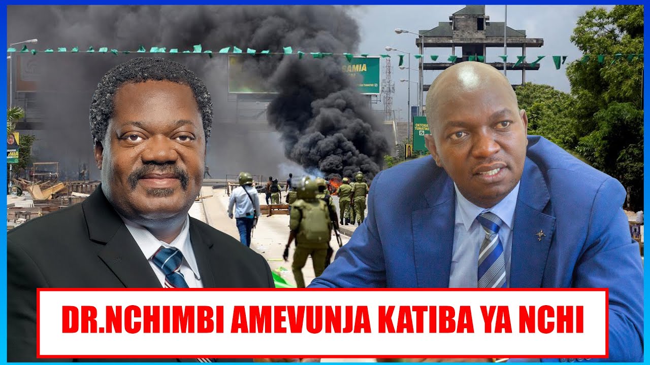MADELEKA AMVAA DR.NCHIMBI ''AMEVUNJA KATIBA AACHE WATU WAONGEE''