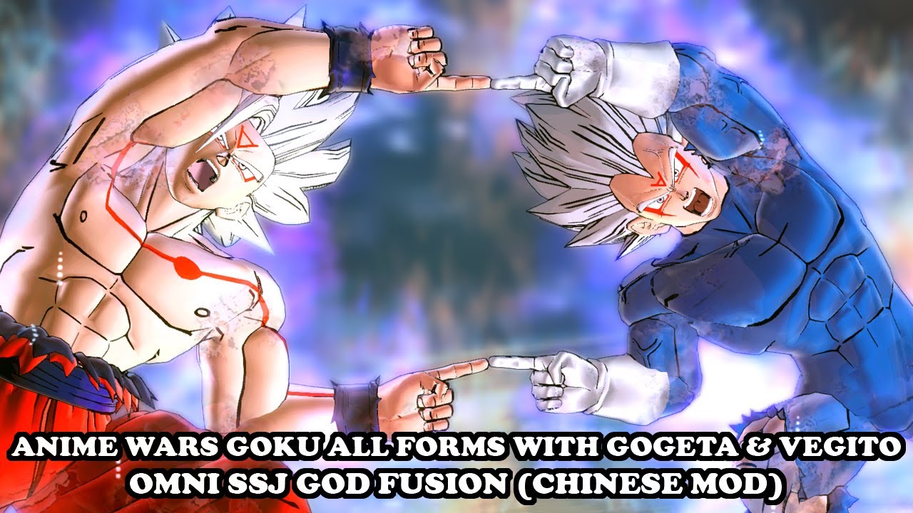 OMNI GOD GOKU ALL FORMS + GOGETA & VEGITO IN-GAME SKILLS FUSION! Chinese Mod! DB Xenoverse 2