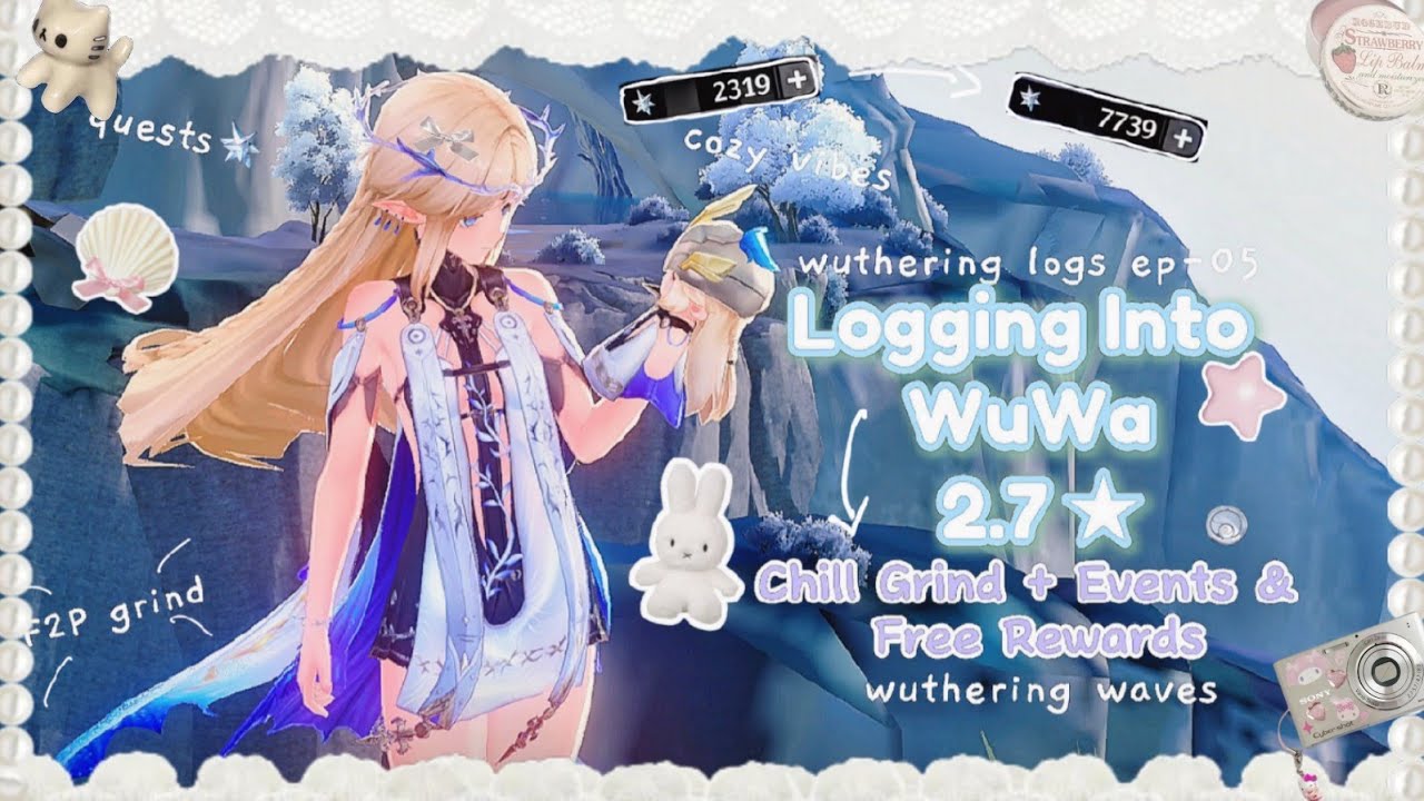 🌙 Wuthering logs ep-04 || Cozy 2.7 Login & free pulls ✦ F2P Astrite Farming & Events ★