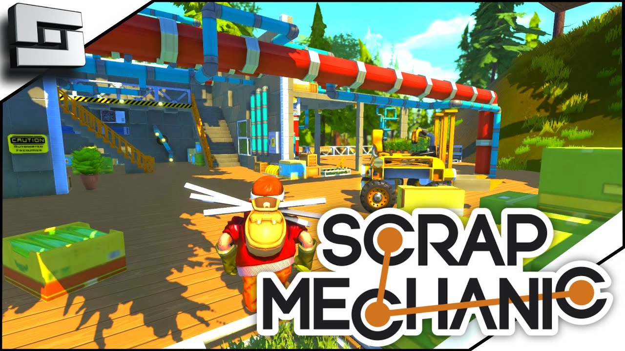 Scrap Mechanic Ep 1 - MASSIVE POTENTIAL! (Gameplay)