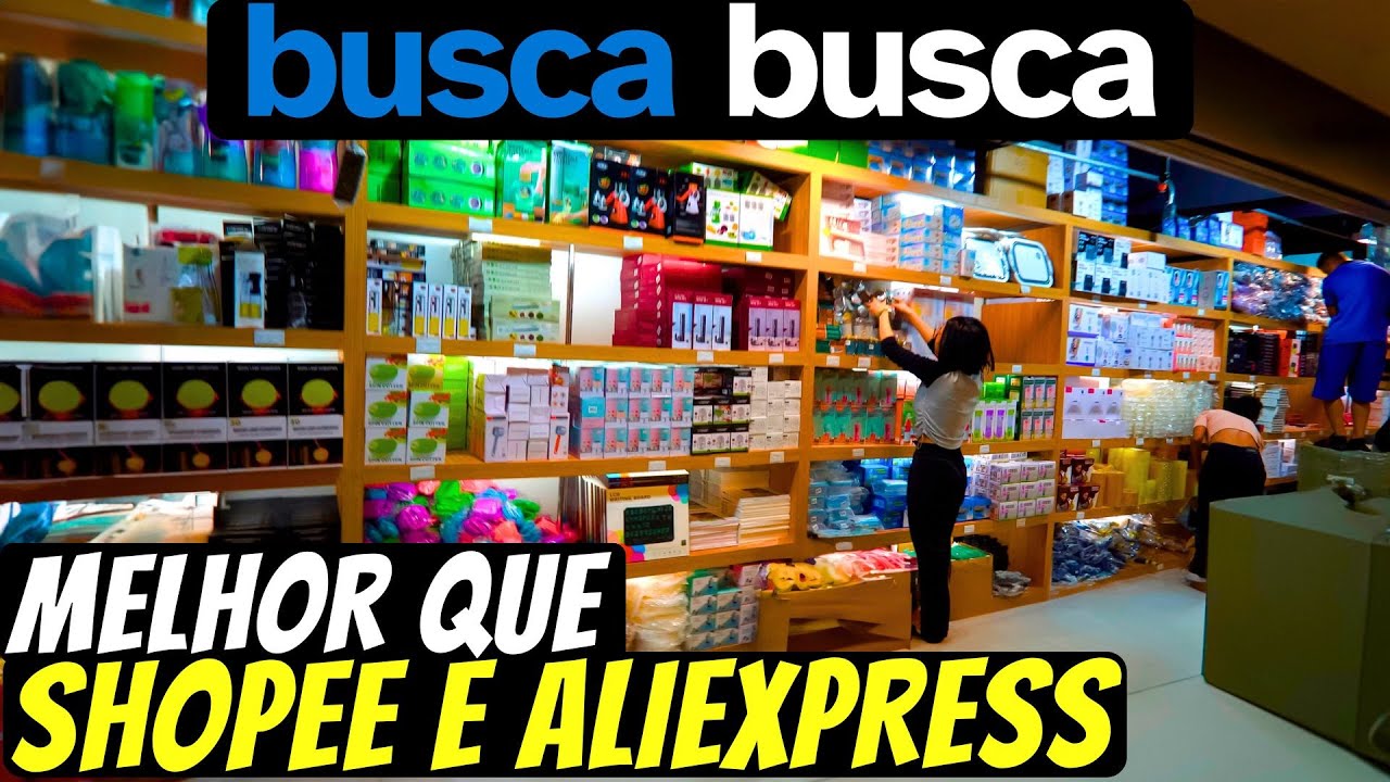 A LOJA BUSCA BUSCA É UM FENÔMENO DA INTERNET (Mais barato que a Shopee!) #brás #barato