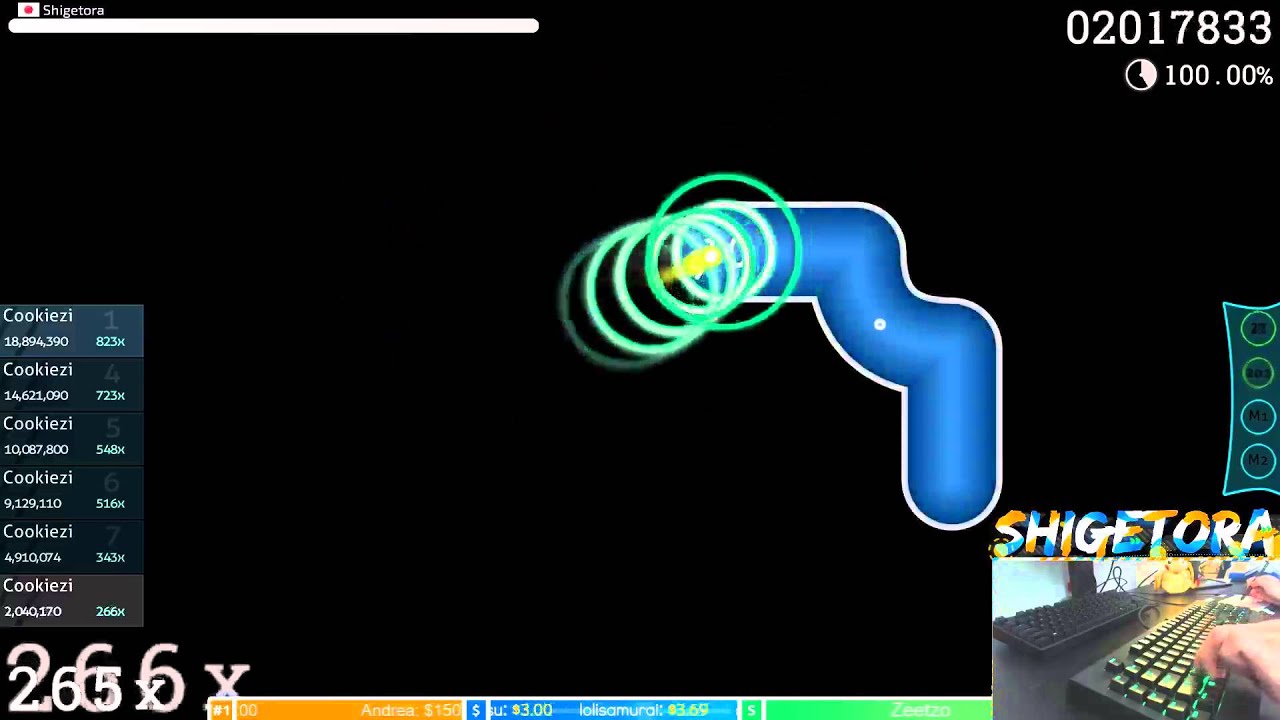 osu! Cookiezi [Shigetora] Live Twitch Stream 10 (12.12.2015)