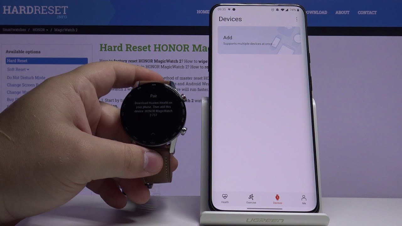Как подключить HONOR MagicWatch 2 к смартфону — Подключение устройств