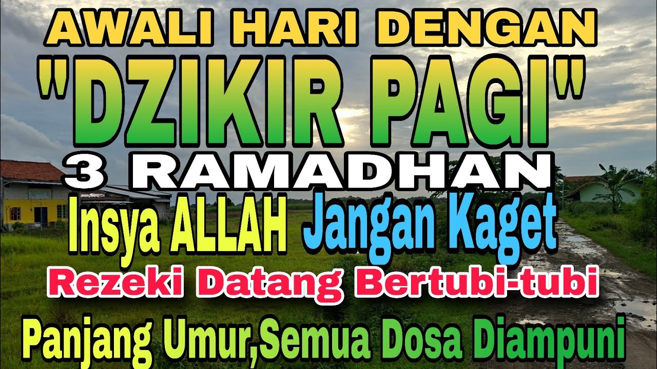 MUSTAJAB..!! PUTAR DZIKIR INI JANGAN KAGET REZEKI DATANG BERTUBI TUBI | Panjang Umur & Dosa Diampuni